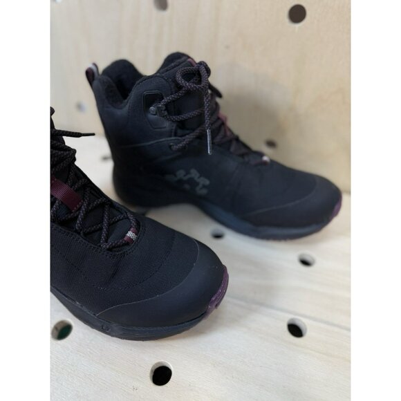 Icebug Pace3 W BUGrip GTX Studded Winter Boots Black / DarkHibiscus 2024 Size 8 - Picture 6 of 16
